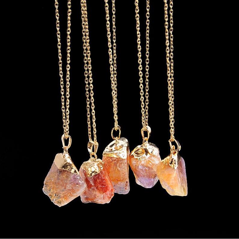 Druzy Quartz NecklaceJewelryLuna Daze