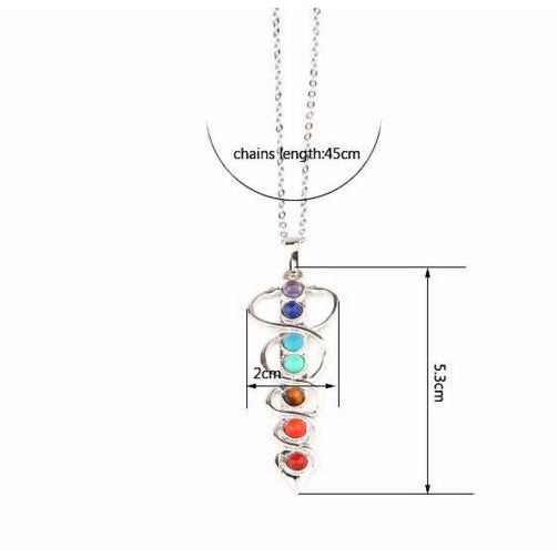 Reiki Energy Chakra NecklaceJewelryLuna Daze