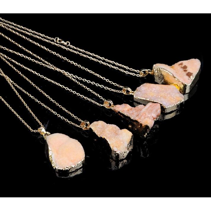Druzy Gemstone NecklaceJewelryLuna Daze
