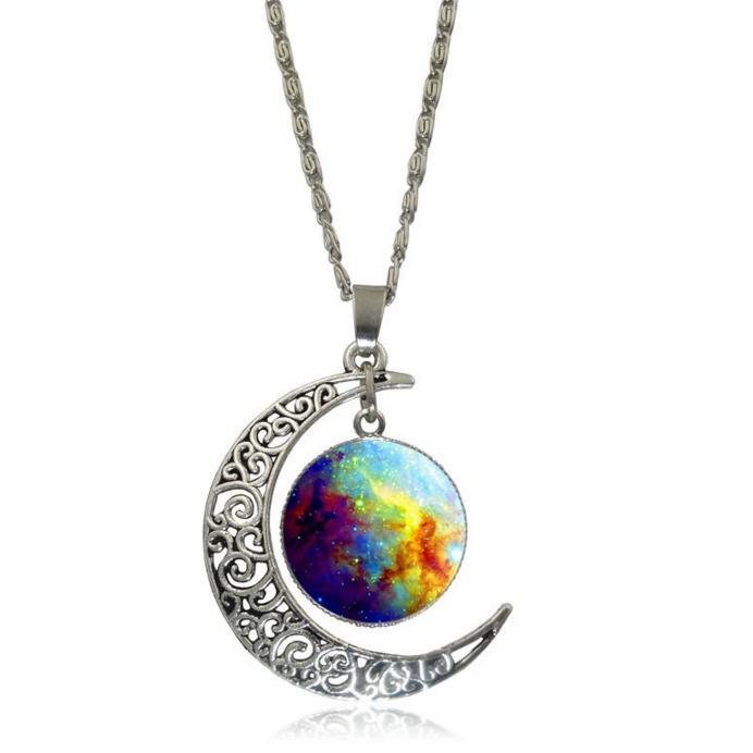 Galactic Moon NecklaceJewelryLuna Daze