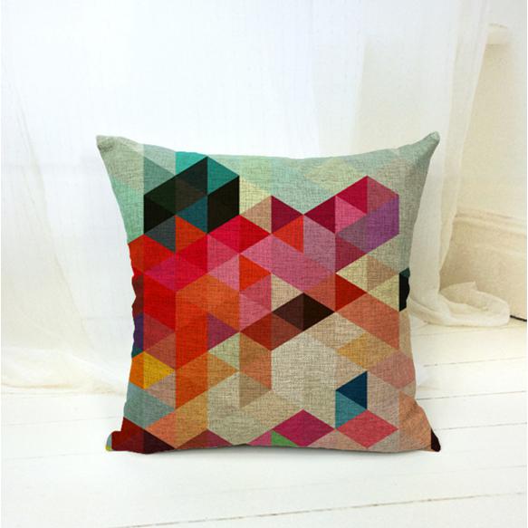 Geometric Colors PillowcaseInteriorLuna Daze