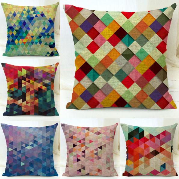 Geometric Colors PillowcaseInteriorLuna Daze