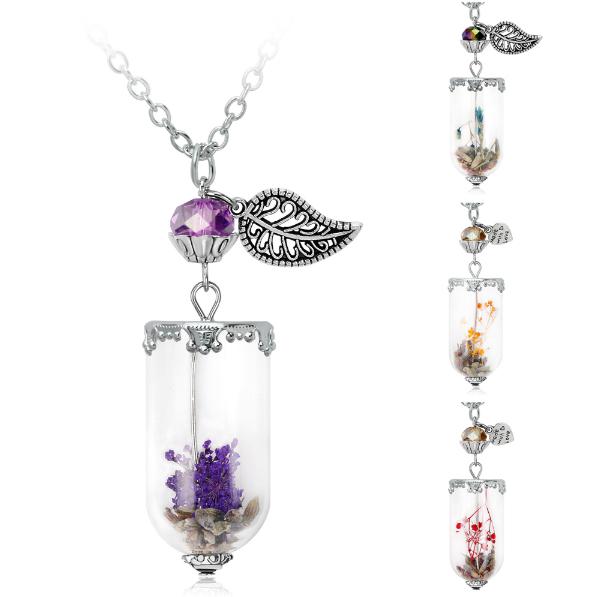 Flower Bottle Necklace, Luna Daze