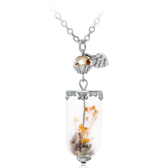 Flower Bottle Necklace, Luna Daze