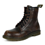 Leather Combat Ankle BootsLuna Daze