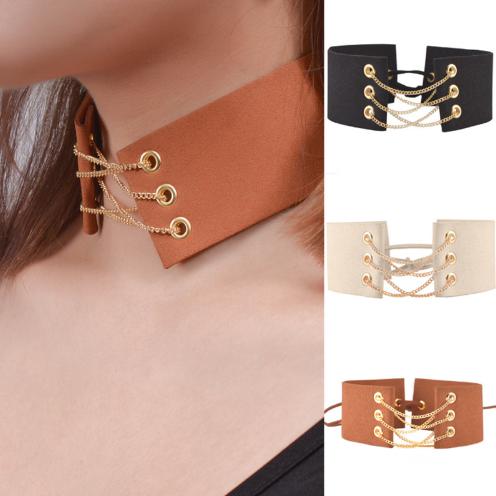 Suede Lace Up ChokerJewelryLuna Daze