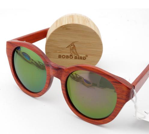 Red Bamboo Cat Eye SunniesAccessoriesLuna Daze