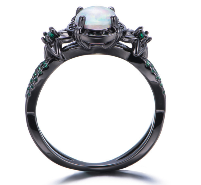 Mystic Rainbow Fire Opal RingJewelryLuna Daze