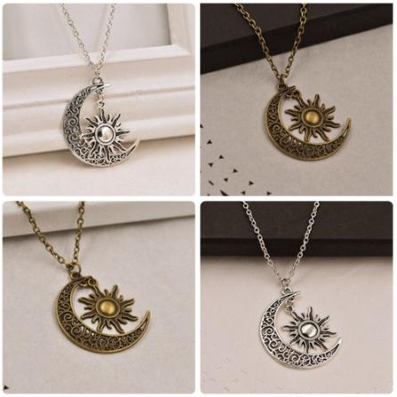 Night and Day Charm Necklace
