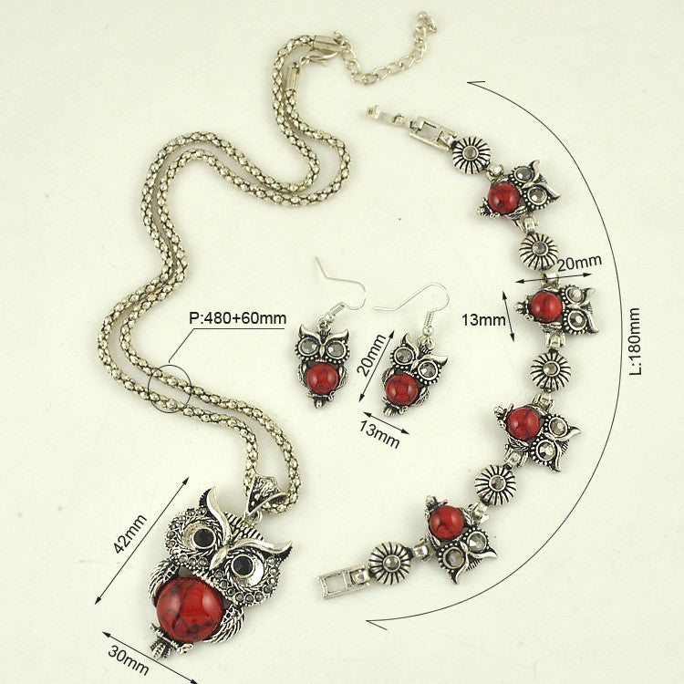 Wise Owl Jewelry SetJewelryLuna Daze