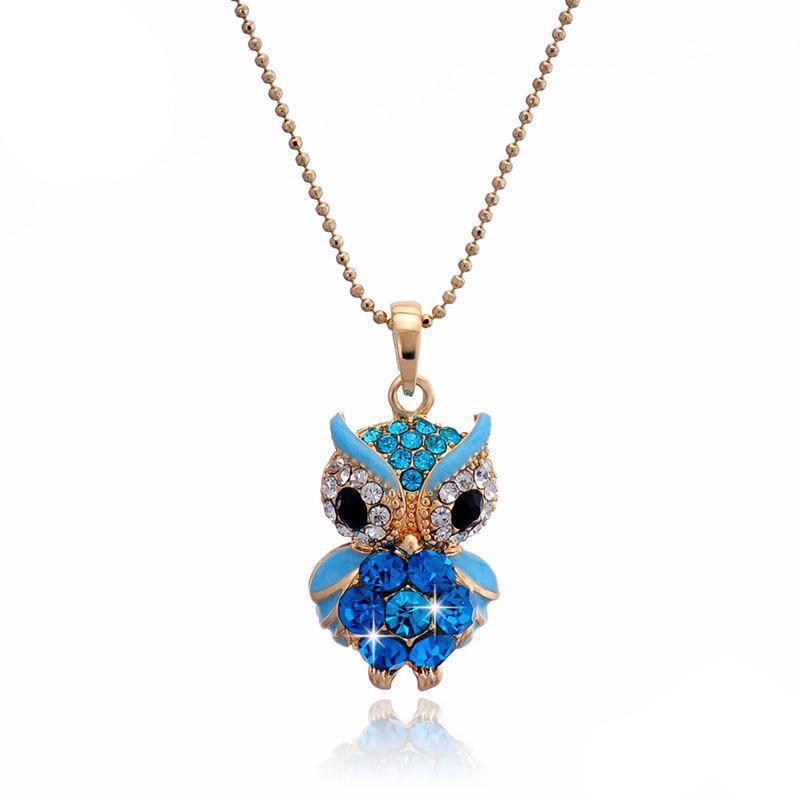Crystal Owl NecklaceJewelryLuna Daze