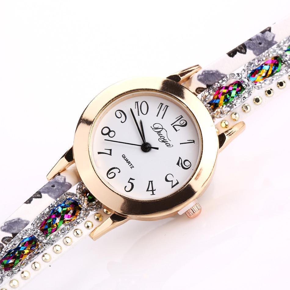 Gemstone Flower Watch, Luna Daze