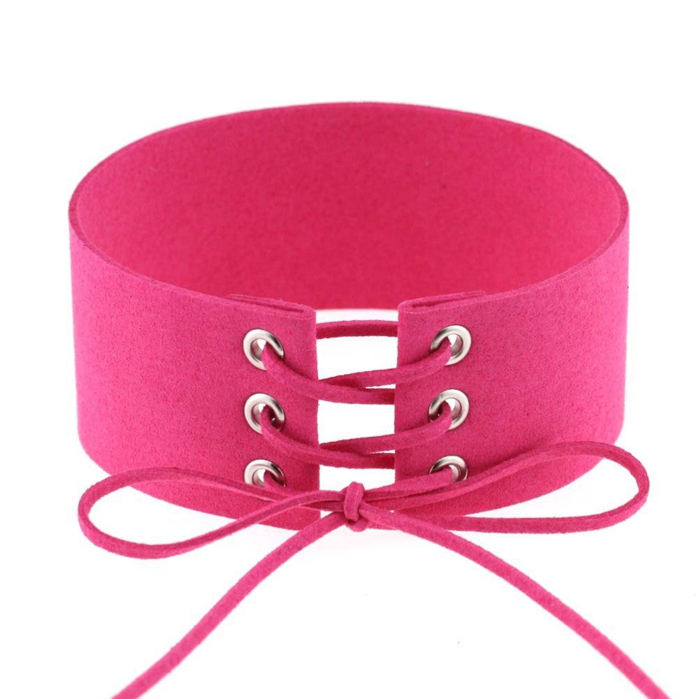 Lace Up ChokerJewelryLuna Daze