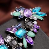 Amethyst Sapphire Necklace, Luna Daze