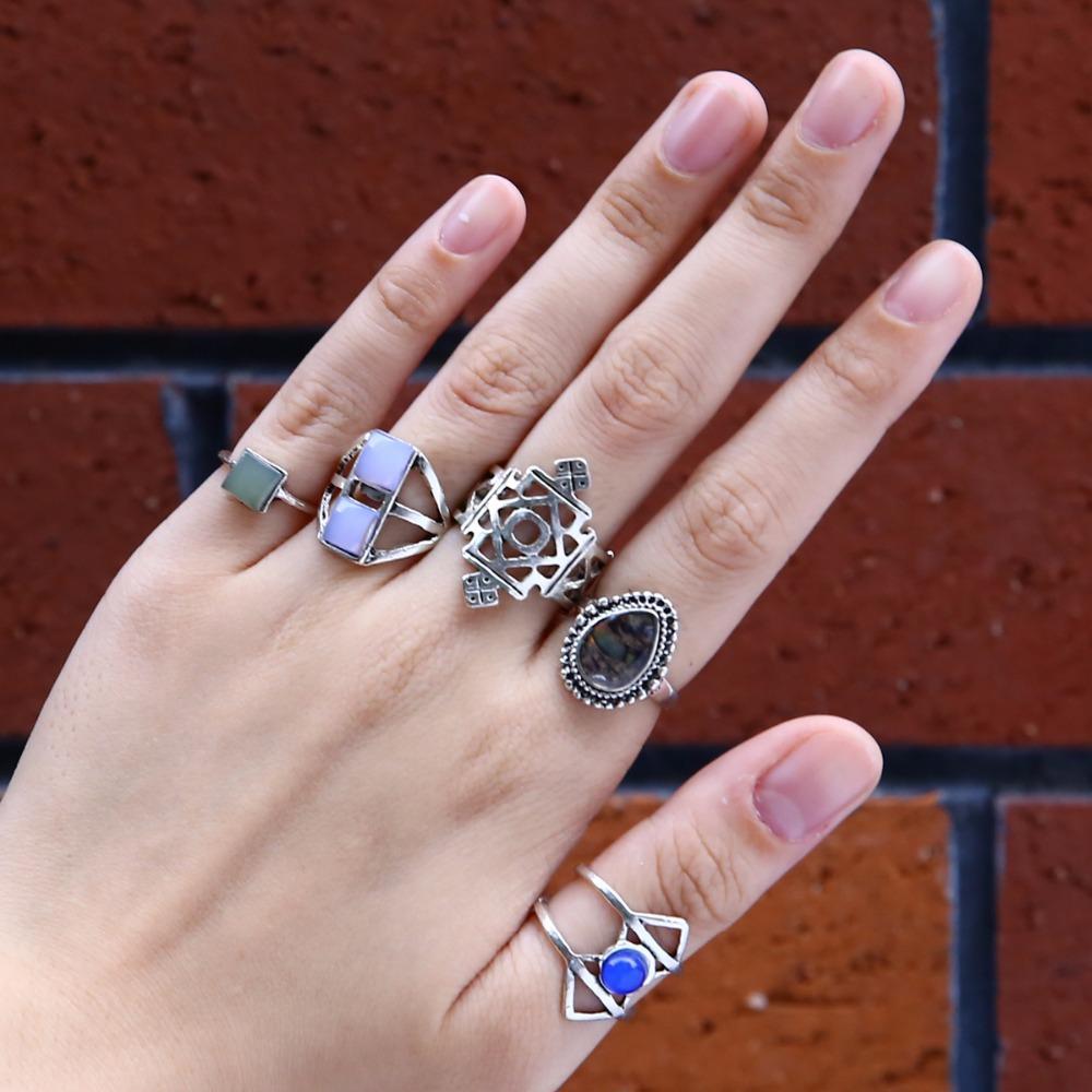 Wild & Stoned Ring SetJewelryLuna Daze