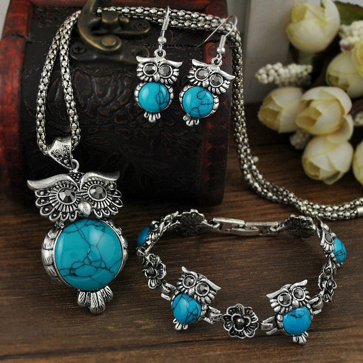 Wise Owl Jewelry SetJewelryLuna Daze