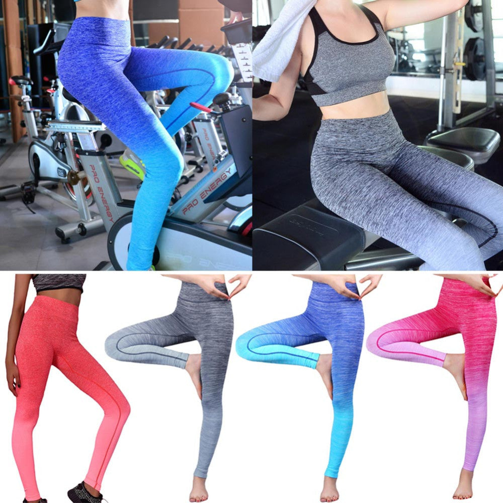High Waist Gradient LeggingsLuna Daze