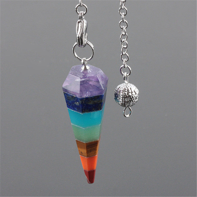 7 Chakra Layered Pendulum, Luna Daze