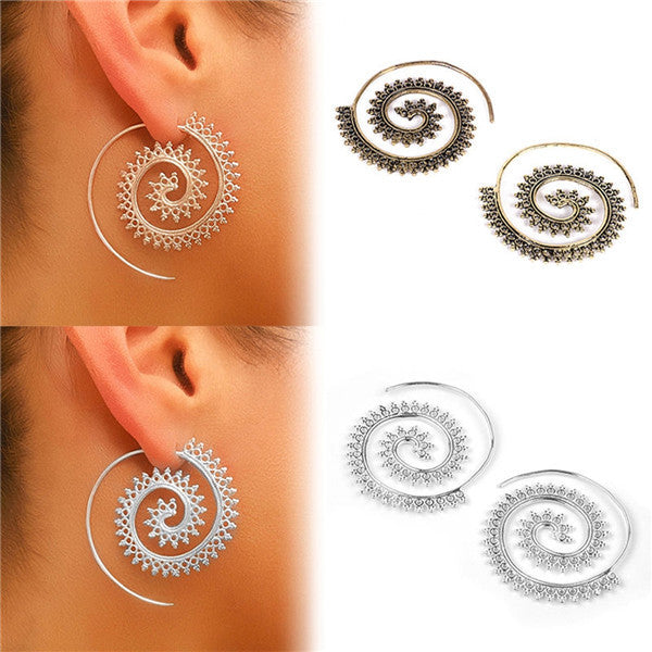 Goddess Spiral EarringsJewelryLuna Daze