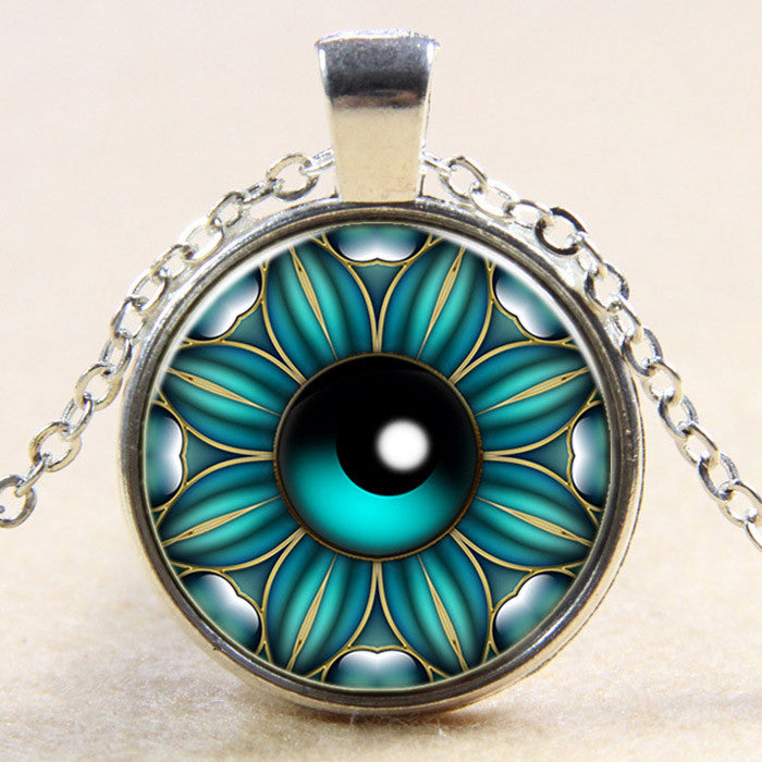 Flower Eye Locket Necklace, Luna Daze