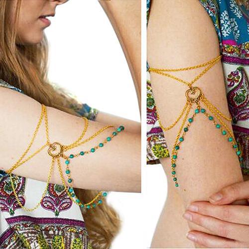 Gypsy Bead Arm CuffJewelryLuna Daze