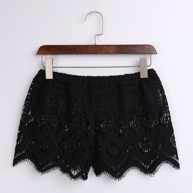Boho Lace Shorts, Luna Daze
