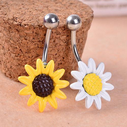 Sunflower Belly RingJewelryLuna Daze