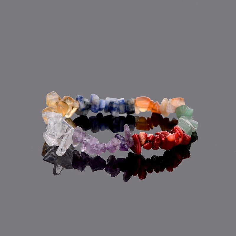 7 Chakras Stone Bracelet, Luna Daze