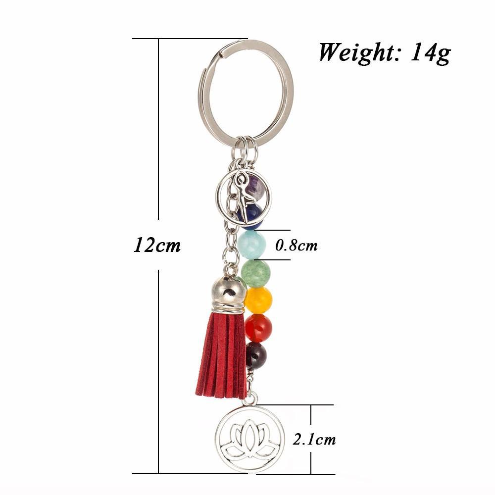 7 Chakras Keychain, Luna Daze