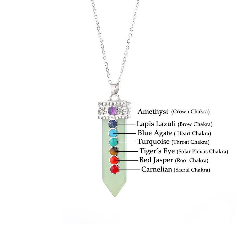 Chakra Gemstone NecklaceJewelryLuna Daze