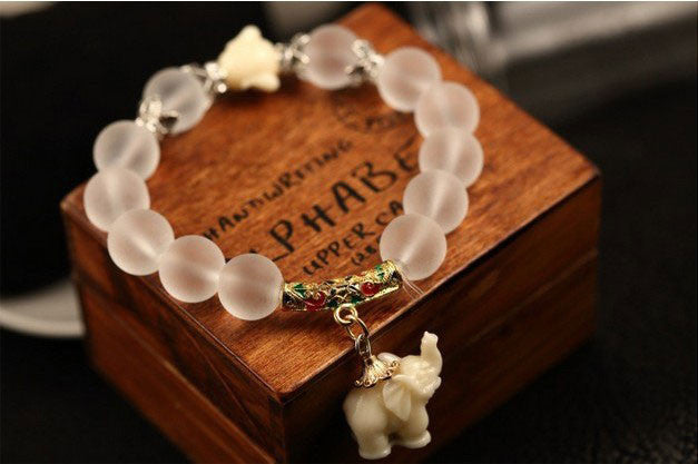 Elephant Charm Bracelet, Luna Daze