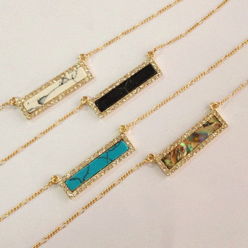 Delicate Bar NecklaceJewelryLuna Daze