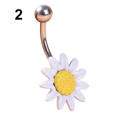 Sunflower Belly RingJewelryLuna Daze