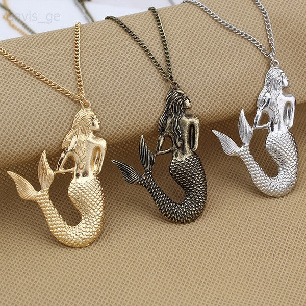 Vintage Mermaid NecklaceJewelryLuna Daze