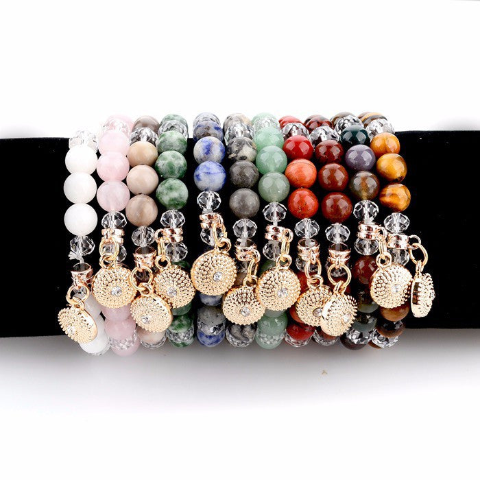 Gemstone Charm Bracelet, Luna Daze