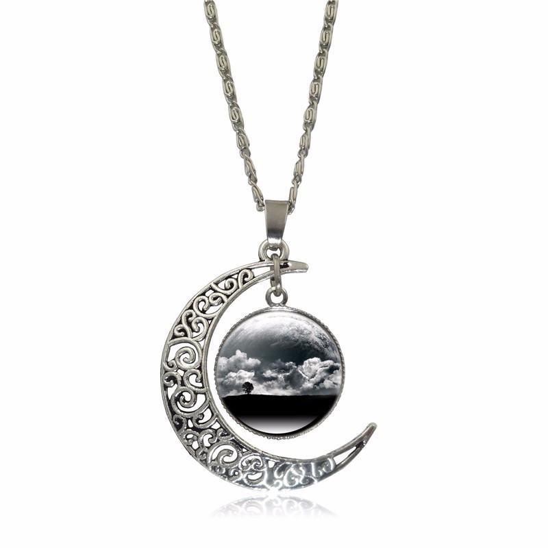 Galactic Moon Necklace, Luna Daze