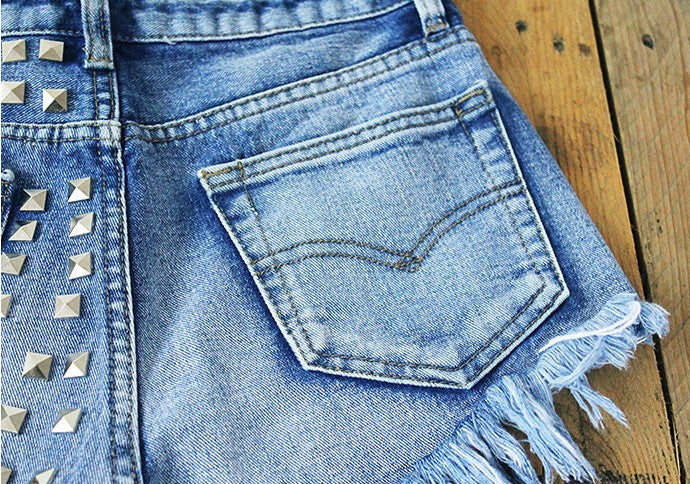 Rock-On Stud ShortsShortsLuna Daze