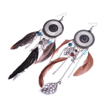 Dreamy Feather EarringsJewelryLuna Daze