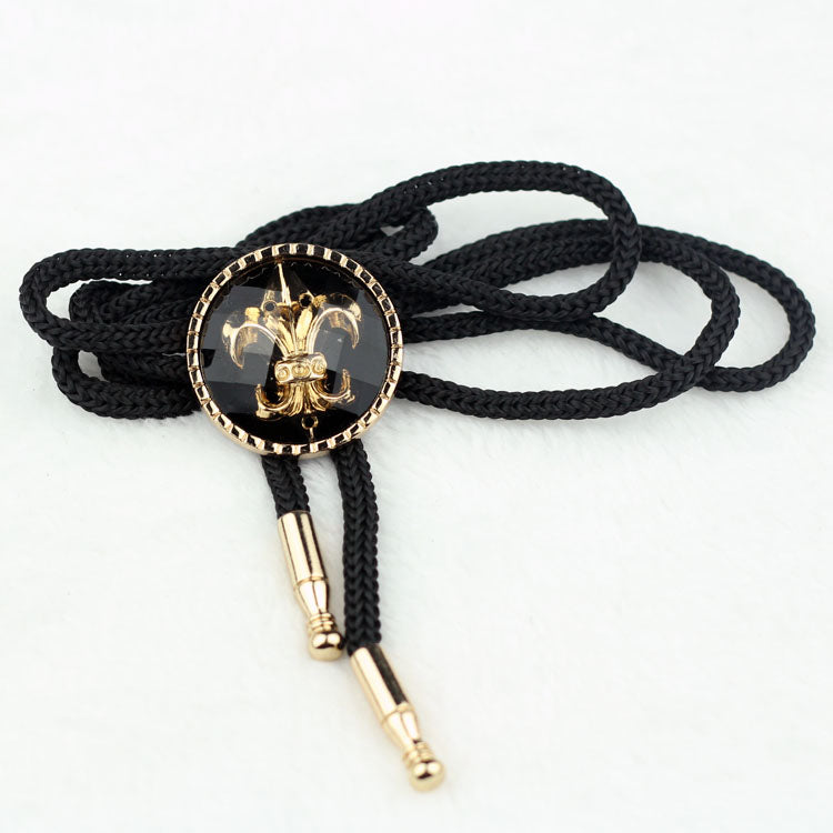 Vintage Gold Black BoloJewelryLuna Daze