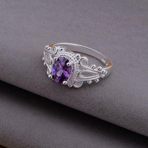 Purple Lady Silver RingJewelryLuna Daze