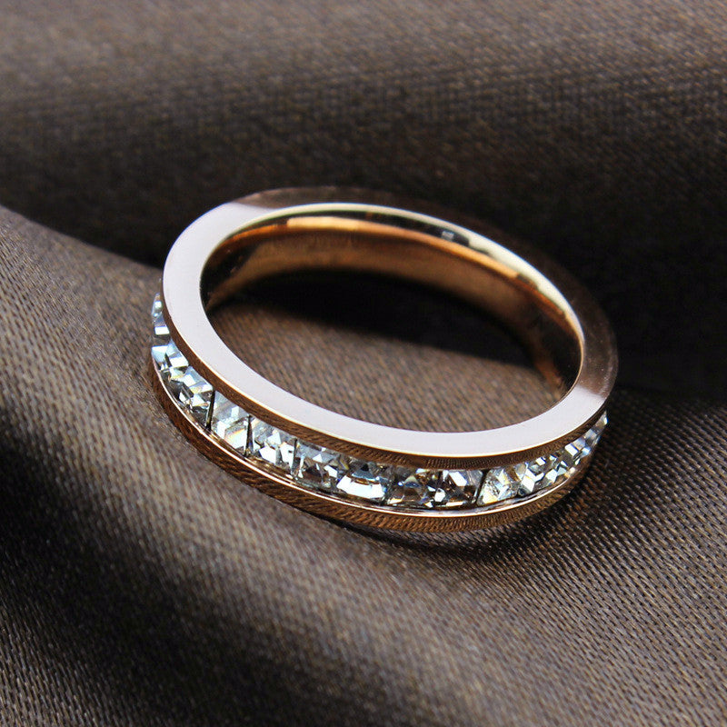 Rose Gold Titanium RingJewelryLuna Daze