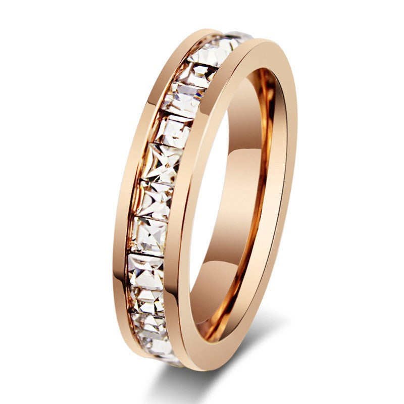 Rose Gold Titanium RingJewelryLuna Daze