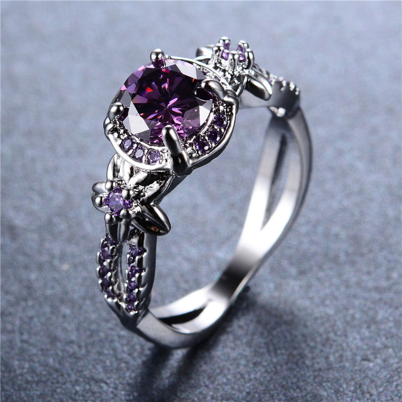 Angel Amethyst Ring, Luna Daze
