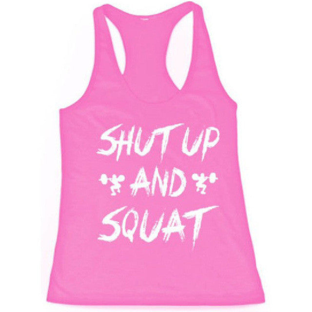 Shut Up & Squat TankLuna Daze