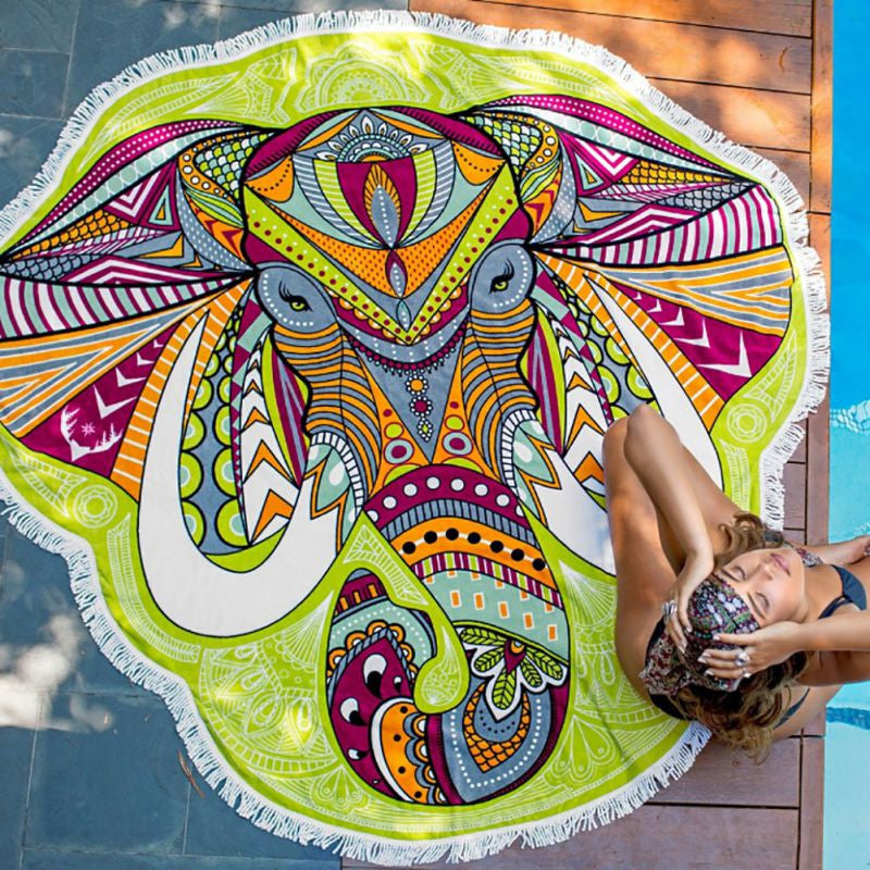 Psychedelic Elephant BlanketInteriorLuna Daze