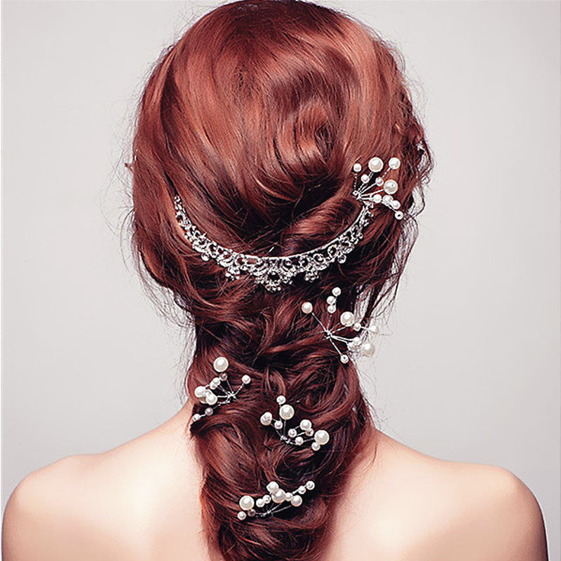 5PC Pearl Hairpins, Luna Daze