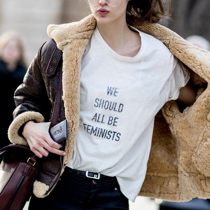 Feminist Casual Tee, Luna Daze