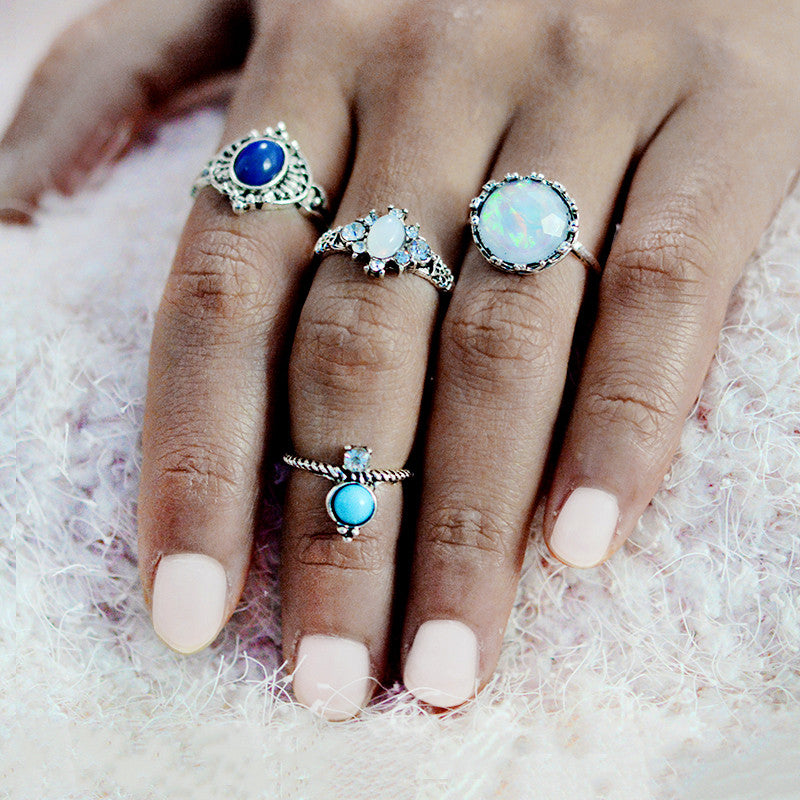 Moonstone Ring SetJewelryLuna Daze
