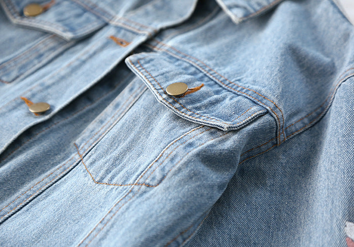 See You Smile Denim Jacket