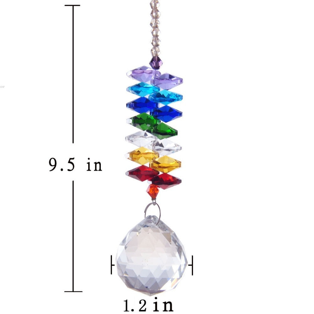 Chakra Crystal Suncatcher